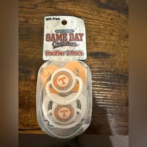 2-pack of Tennessee Volunteers baby pacifiers by Game Day Outfitters